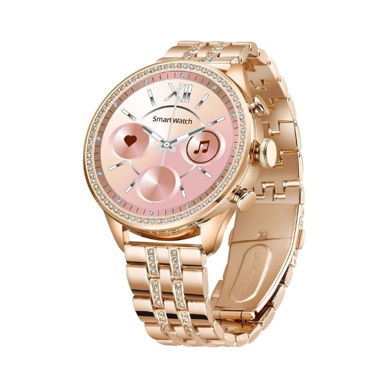 Gen 9 Women’s Smartwatch | Diamond Strap | AMOLED Display | 2 Straps | Bluetooth Calling
