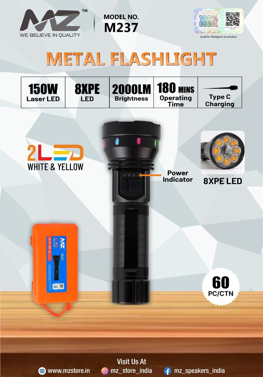 MZ M237 Metal Flashlight! 🔦